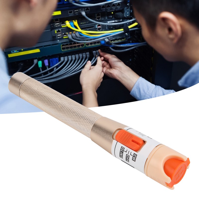 AUA‑10 Visual Fault Detector 5km Optical Fiber Wiring Red Light