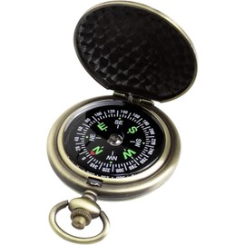 Brújula Militar, Brújula de Supervivencia para Senderismo, Navegación al Aire Libre, Camping, Orientación de Emergencia, 6.5 * 4.6 cm, ABS