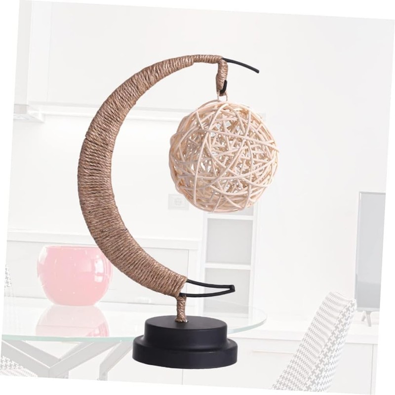 Betterlifewj Magic Moon Lamp - Night Light. Hanging Half Moon