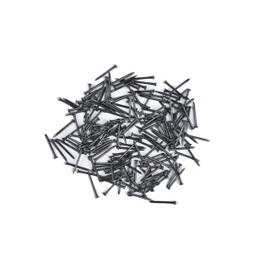 ÖÇS - 1 inch (25mm) Length Hardened High Carbon Steel Point Tip Wall Masonry Concrete Black Nails (100 pcs.)