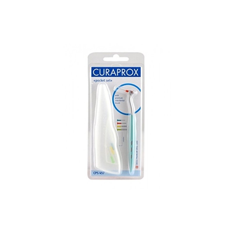 Curaprox CPS 457 Interdental Brush Pocket Set, Assorted, Pack of