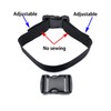 BOSWOAK Side Release Buckles,Heavy Duty Dual Adjustable Plastic Buckle Snaps