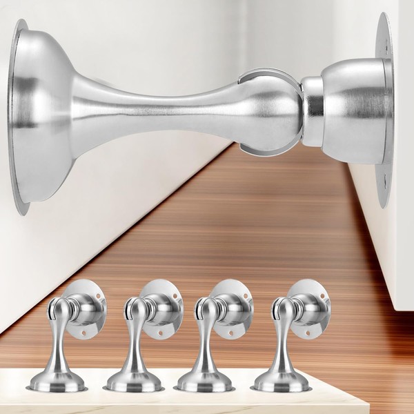 4 Pack Magnetic Door Stop No Drilling Door Stop with