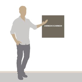 Color Play Lake Landscape Canvas Wall Art: Modern Forest Tree Painting Artwork Bedroom Nature Flower Scene Texture Picture Print for Living Room Office Home Decor