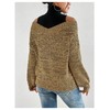 MakeMeChic Women's Fall Fashion 2024 Cold Shoulder Sweaters Long Sleeve