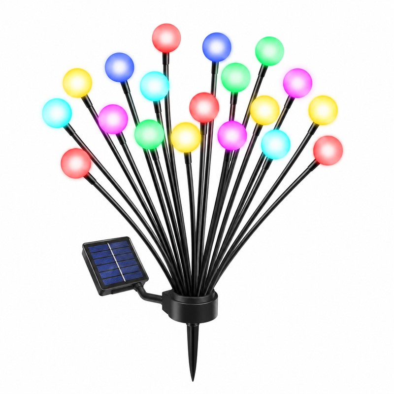 Solar Firefly Garden Lights for Outdoor Decor – Swaying LED