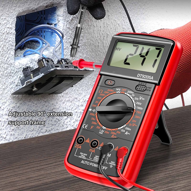 Digital Multimeter Electrical Voltage Tester Set High Accuracy Multifunctional Multi