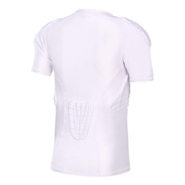 TUOY Youth Boys Padded Protective Shirts Paddded Compression Shirts for Football Paintball Baseball