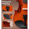 Vangoa Violin 4/4 Full Size Fiddle Set, Acoustic Violins Bundle