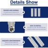 KURUGEILI - Insertos de flecha de aluminio de .244/6.2 mm,