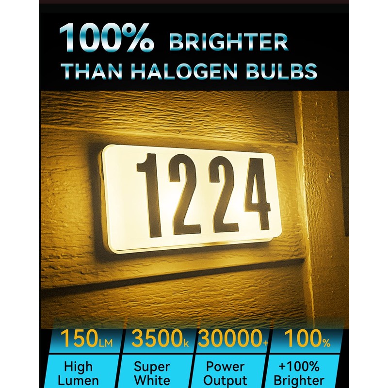 Keiurot House Number Light Bulb 194 193 Bulb Address Sign