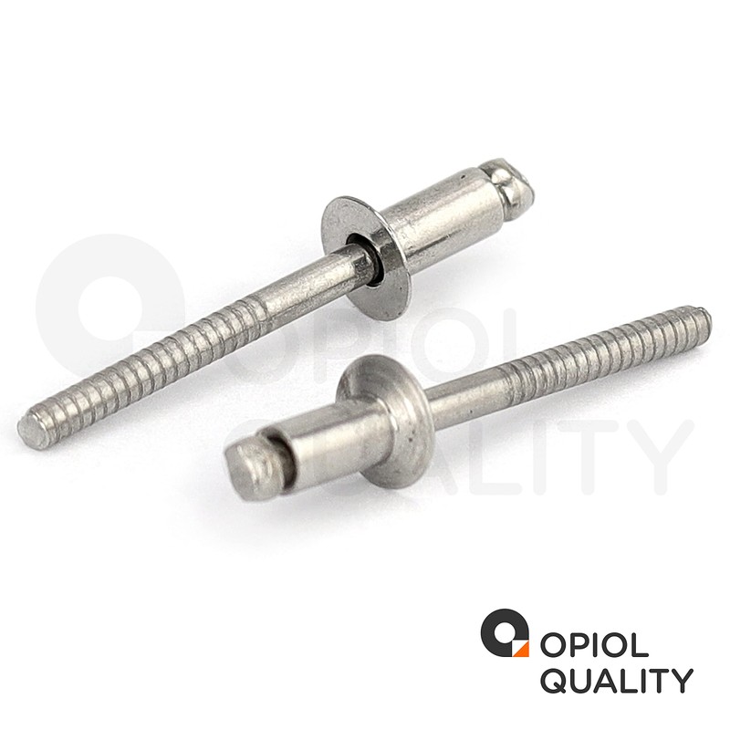 OPIOL QUALITY® Blind Rivets with Countersunk Head DIN 7337 (ISO
