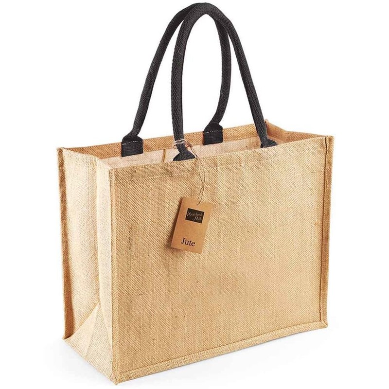Westford Mill classic jute shopper, natural, 42 x 33 x