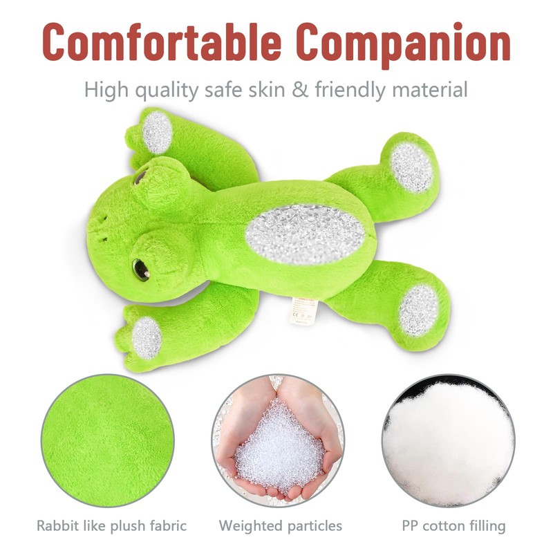 Niuniu Daddy 20" | 3.3 Pound Frog Weighted Stuffed Animals