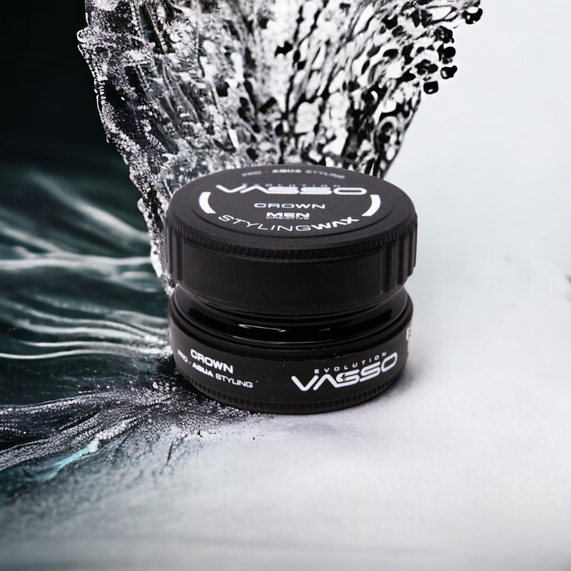 VASSO CROWN PRO-AQUA Hair Styling WAX - 150ml - Edge