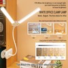 GcSige Dual Head LED Desk Lamp with Clamp, Eye-Caring Clip