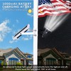 PPQ Solar Flag Pole Light,New 7 LED Bright Solar Powered