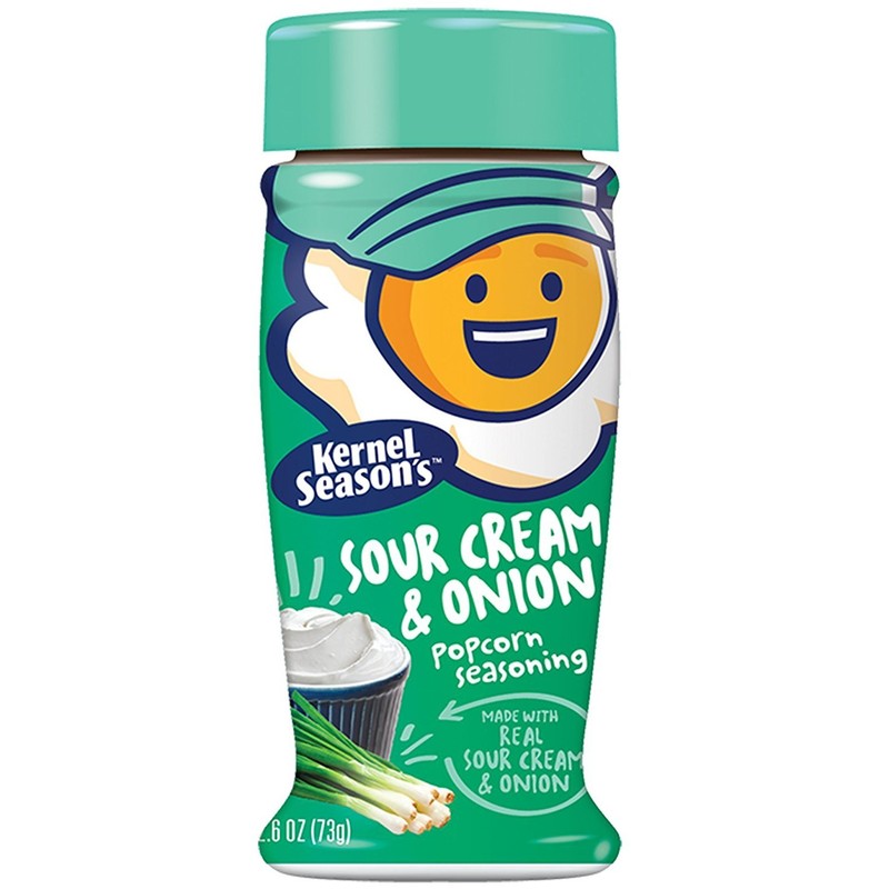 Kernel Season's NEW FLAVORS Sour Cream & Onion and Cheesy