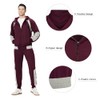 MANTORS Men's Hooded Athletic Tracksuit Casual 2 Pieces Suits Color