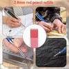 DuDuZui Red Deep Hole Marker Pencil Set, 36 Pencil Leads