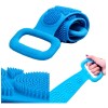 Veraly Cepillo Corporal De Silicona Para Baño Espalda Doble Cara