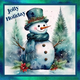 Sign Me Up By Diana Jolly Holiday Snowman Holiday Door Hanger or Sign