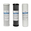 Replacement Water Filters Three Pack, 10 Inch, 2.5 x 10”,