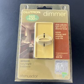 Lutron Skylark Dimmer Switch Ivory S-600H-IV Dimmer Switch 600w