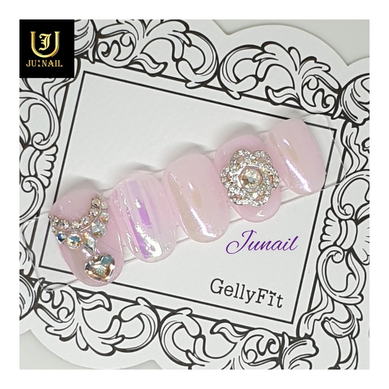 Necklace art handmade nail tips - Short Oval / 목걸이아트