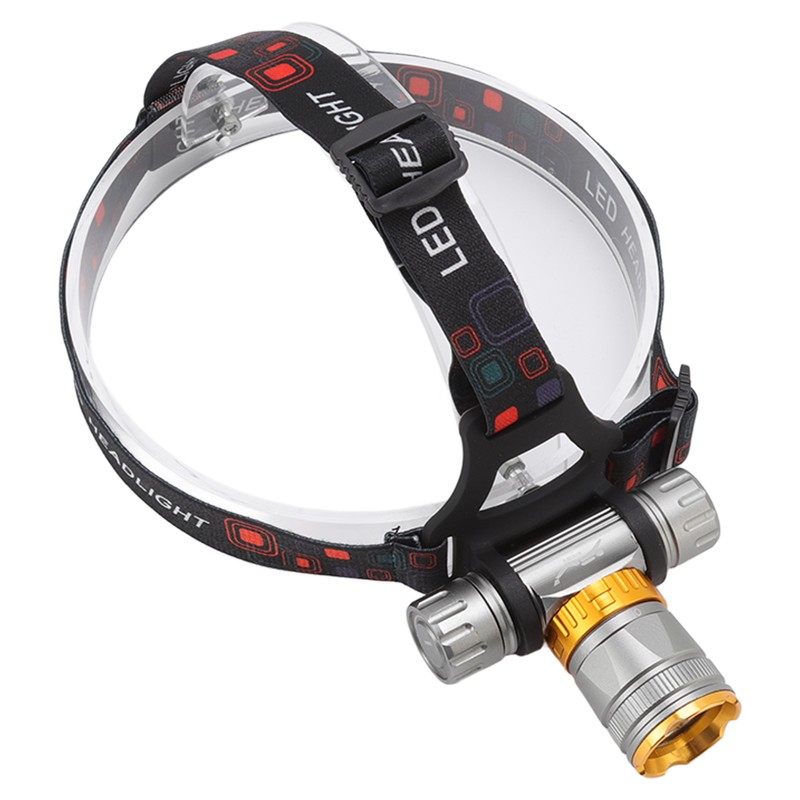LED Diving Headlight Aluminum Alloy IPX8 Waterproof Super Bright 1500LM
