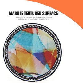 Coasters for Drinks, Absorbent Mandala Ceramic Coasters Set of 4 with Cork Base, for Coffee Table Apartment Wooden Bar Mugs Glasses Cup Beer, 4 Inches