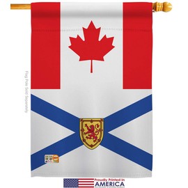 Canada Nova Scotia House Flags Pack Regional Provinces Canadian Territories Region Country Particular Area USA Embroidery Small Decorative Gift Yard Banner Made In 28 X 40