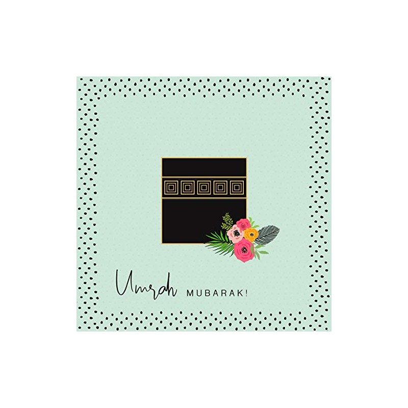 Islamic Moments Umrah Mubarak Greetings Card - Umrah Mubarak -