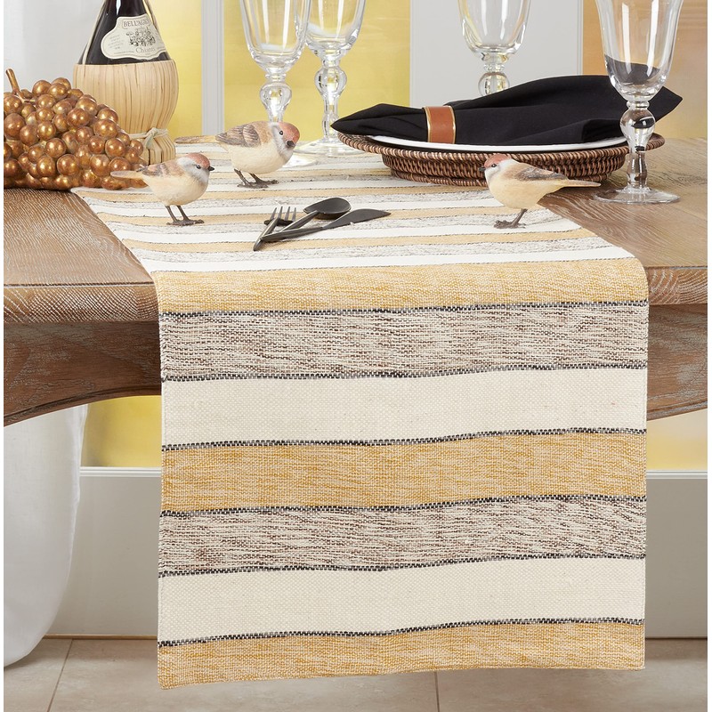 Striped Design Table Runner