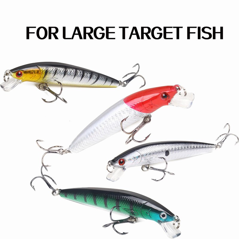 MARJELLY Floating Fishing Lure Casting Bait Sinking Bass Lures Trolling