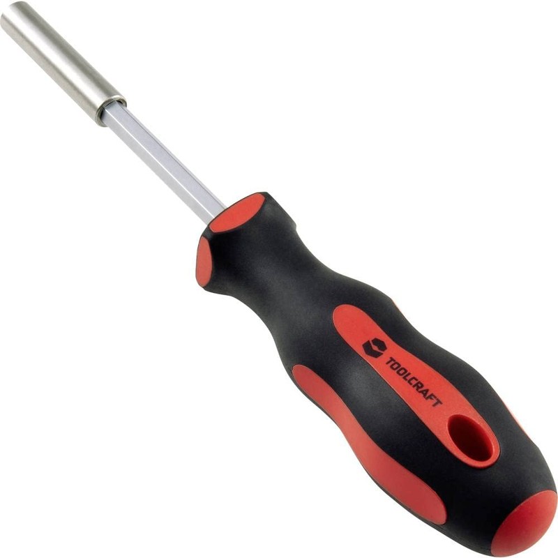TOOLCRAFT Workshop Bit Holder 6.3 mm | Hand Bit Holder