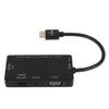 CableDeconn HDMI to DVI 4K/VGA/HDMI 4K/Audio 4-in-1 Adapter Converter Cable