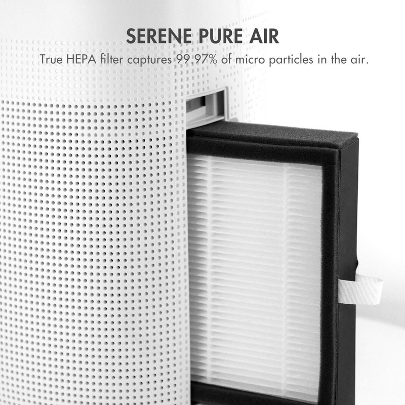 Tenergy Sorbi 1000ml Air Dehumidifier w/Purifying Function, True HEPA Filter,
