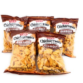 HEB Chicharrones Pork Rinds BAR-B-QUE Flavor (Pack of 5) | Keto Snacks, Low Carb, High Protein, Gluten Free | Large 5oz Bags