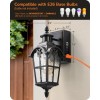 EDISHINE Motion Sensor Outdoor Lights,Wall Mount Lantern Lamp for House