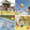 YNHFIFI 4 Pack Playground Ball, 8.5 Inch Rainbow Kickball for