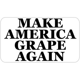 Make America Grape Again - 25 Stickers Pack 2.25 x 1.25 inches - MAGA Parody