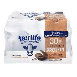Fairlife Nutrition Plan Chocolate 30 g Protein Shake 11.5 fl oz 12 pk Exp 1/26