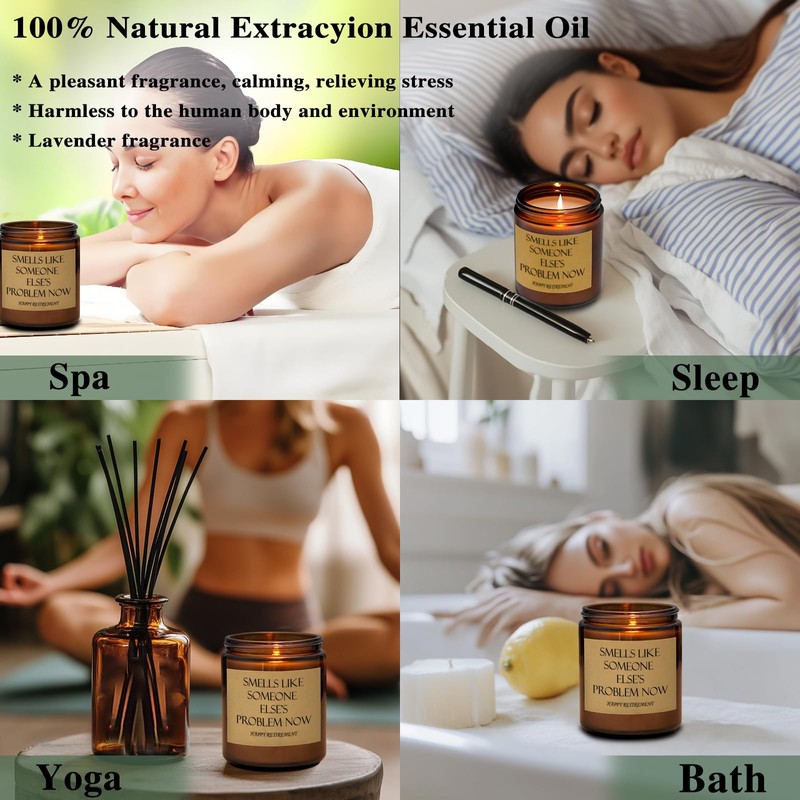 Retirement Gift Smells Like Someone Else’s Problem Now 7oz Lavender