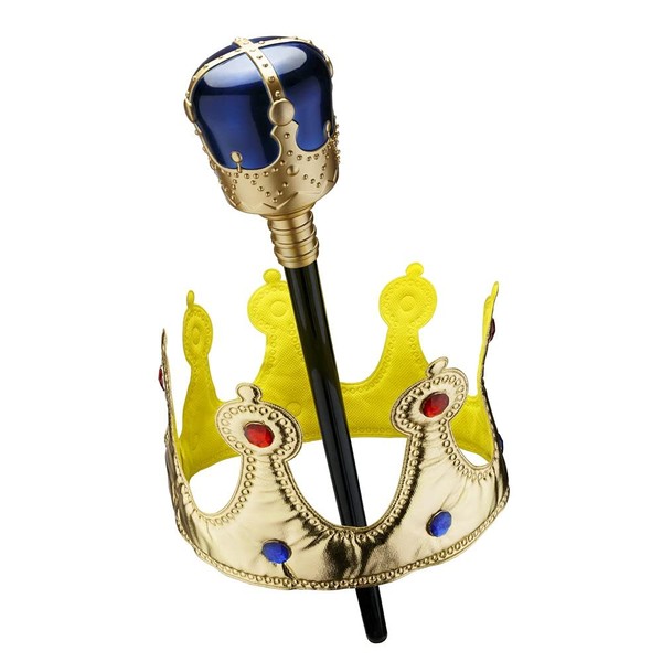 Dress Up America Gold Scepter and Red Scepter Accessories for Kids.