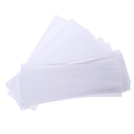 Lurrose 200 tiras de plástico para teñir el cabello para colorear el cabello, para resaltar el cabello, para peluquería, peluquería, estilistas de pelo