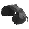 Bicycle Rear Seat Bag Black Large Capacity Canvas Waterproof Elastic