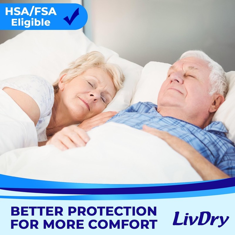 LivDry M Overnight Adult Diapers for Women and Men, Incontinence