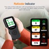 LifeBasis Air Quality Monitor Indoor, 10-in-1 Air Quality Detector with