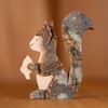 Staboos Decorative Squirrel Figures 70 mm - Decoration Made from